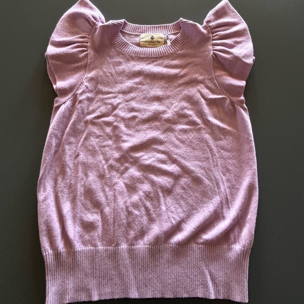 Lavender Puff Sleeve Top - Picture 2 of 2